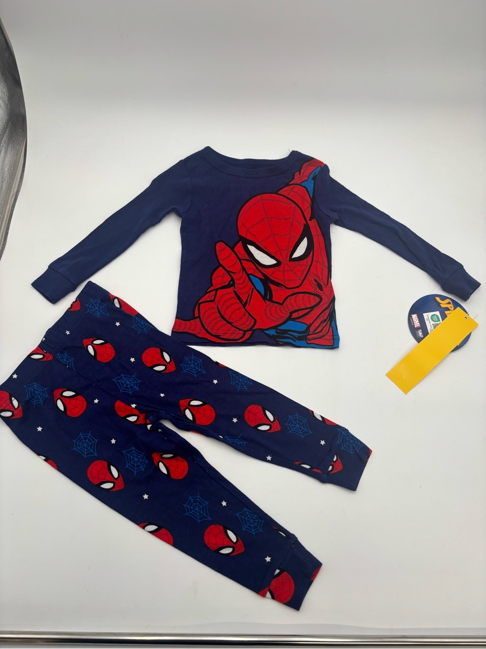 Marvel Kids Spider-Man Navy Blue Pajama Set